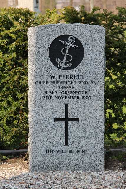 Vestre kirkegaard (23).JPG - Warren Perrett,  Chief shipwright 2nd class H.M.S. Greenwich
